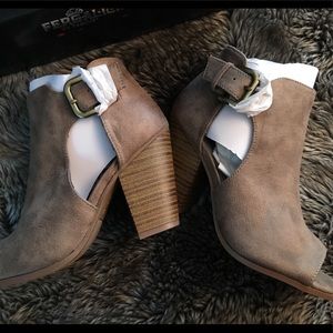 fergalicious peep toe bootie